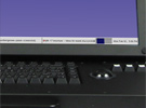 1U Rackmount 19 inch LCD and PS/2-USB Keyboard